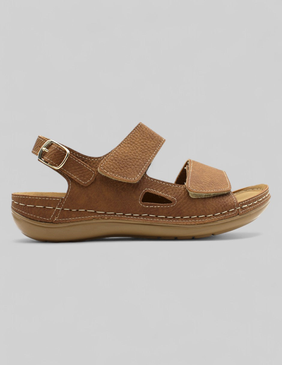 Sandalias de piso Daily Piel vegana - Café