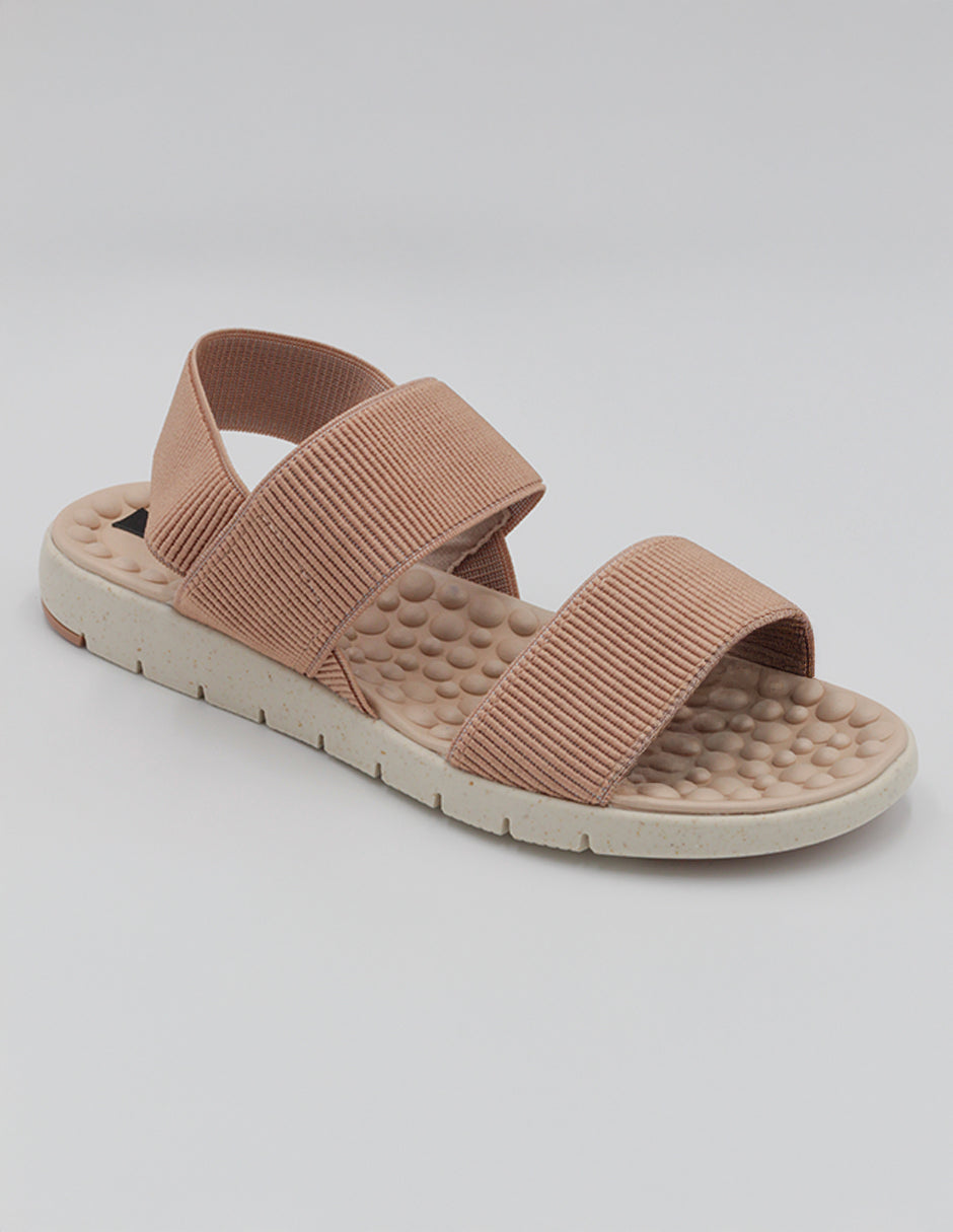 Sandalias de piso Exterior Textil Color Beige  Para Mujer De RBCOLLECTION