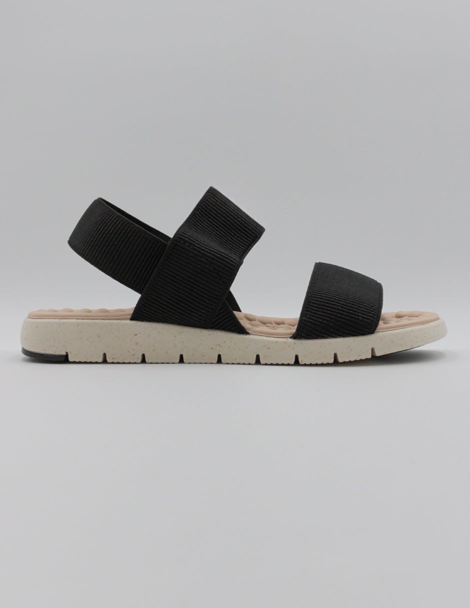 Sandalias de piso Daril en Textil – Negro