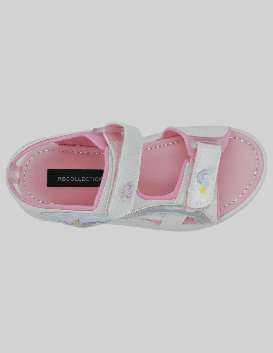 Sandalias Kids en Sintético – Blanco