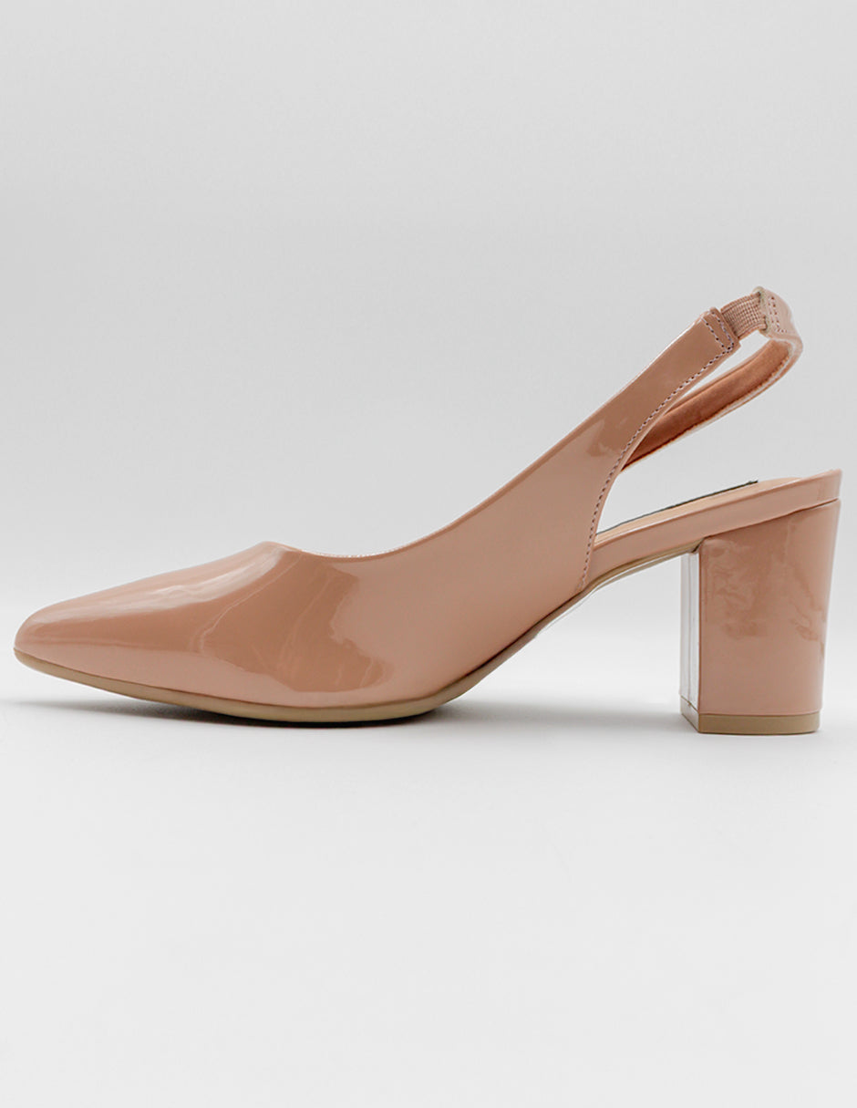 Zapatillas Leidy en Charol – Café