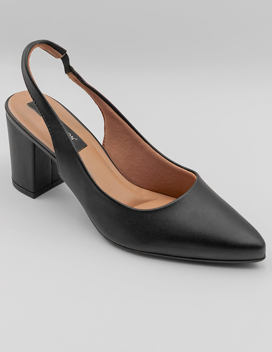 Zapatillas Leidy en Piel vegana – Negro