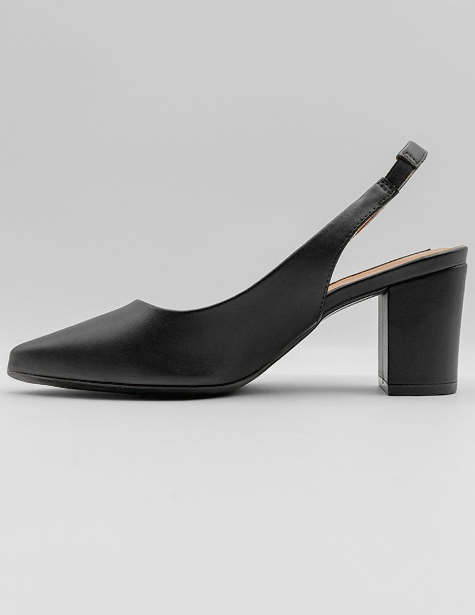 Zapatillas Leidy en Piel vegana – Negro