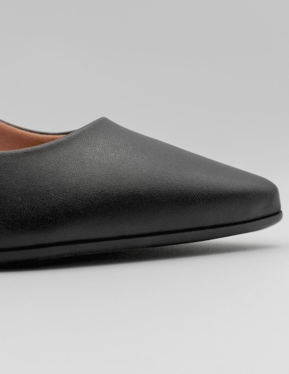 Zapatillas Leidy en Piel vegana – Negro