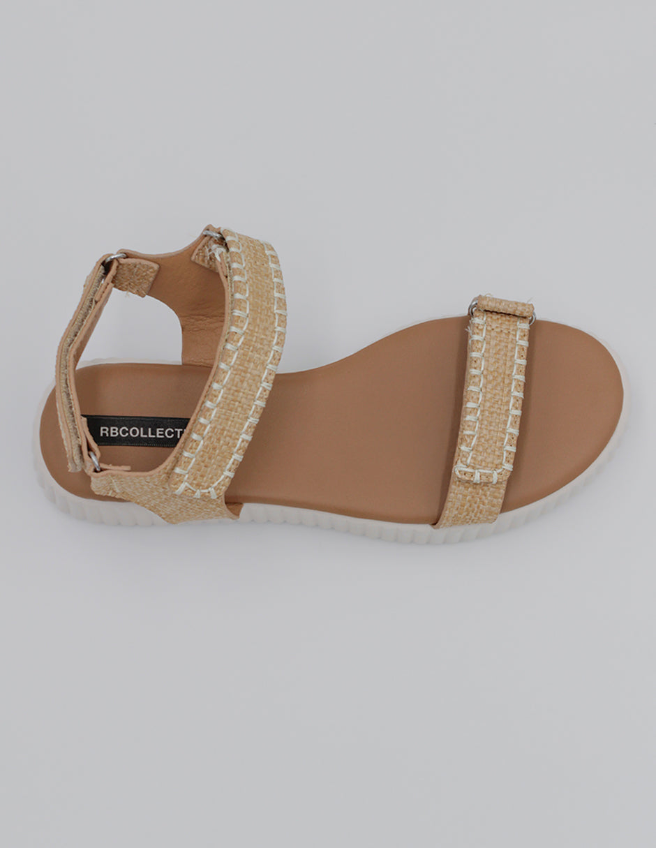 Sandalias con plataforma Onne en Textil – Beige