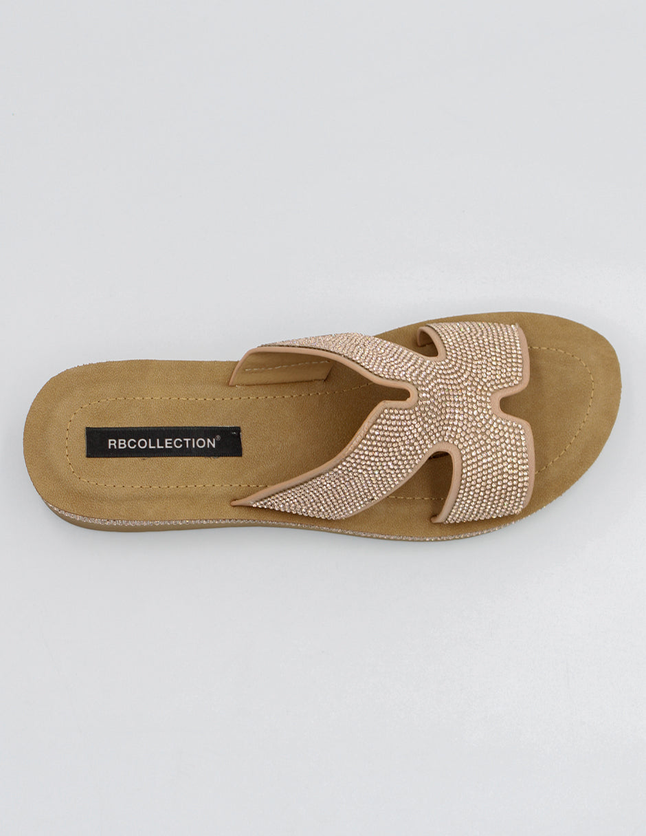 Sandalias con plataforma Daily en Piel vegana – Café