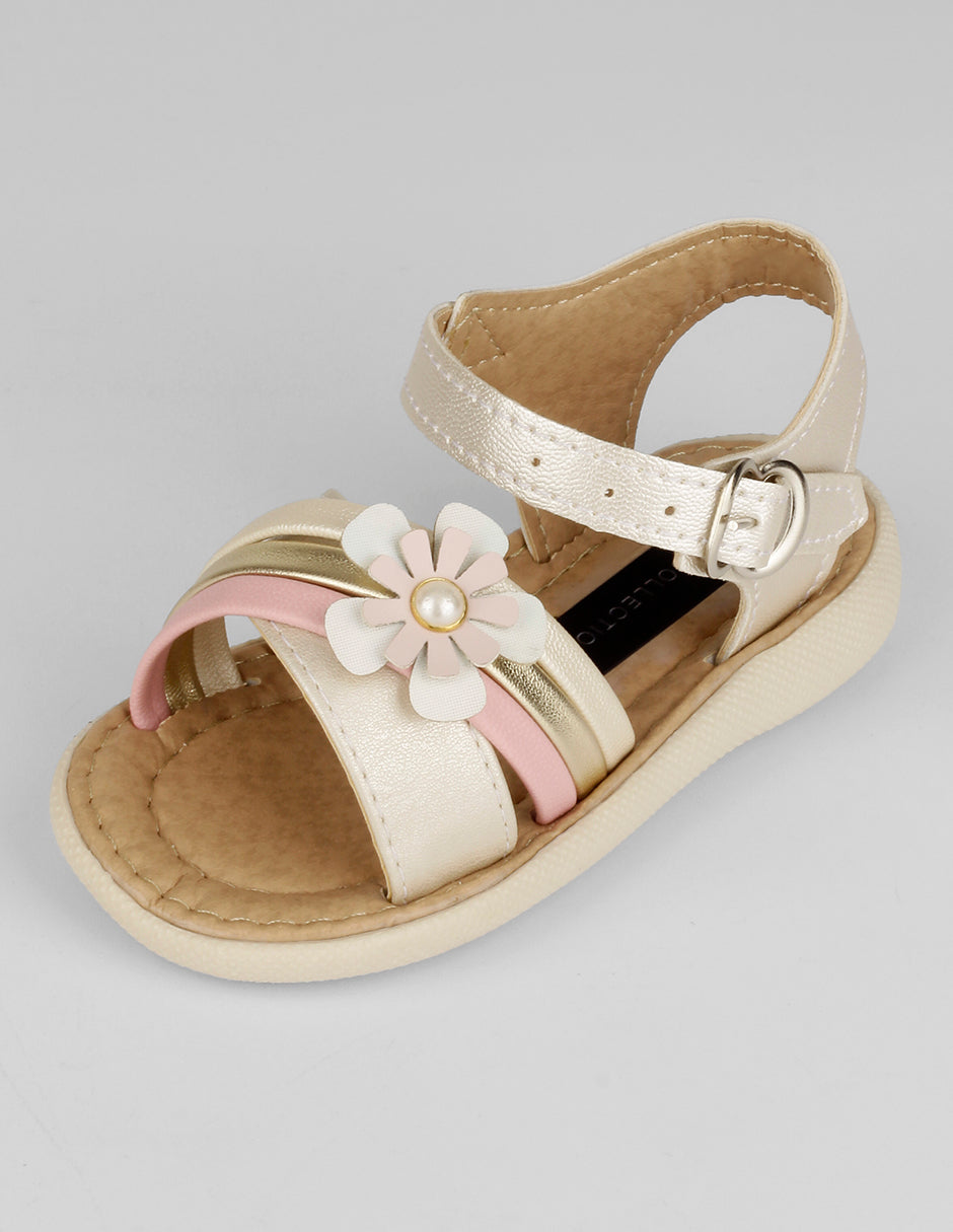 Sandalias Kids en Sintético – Latte