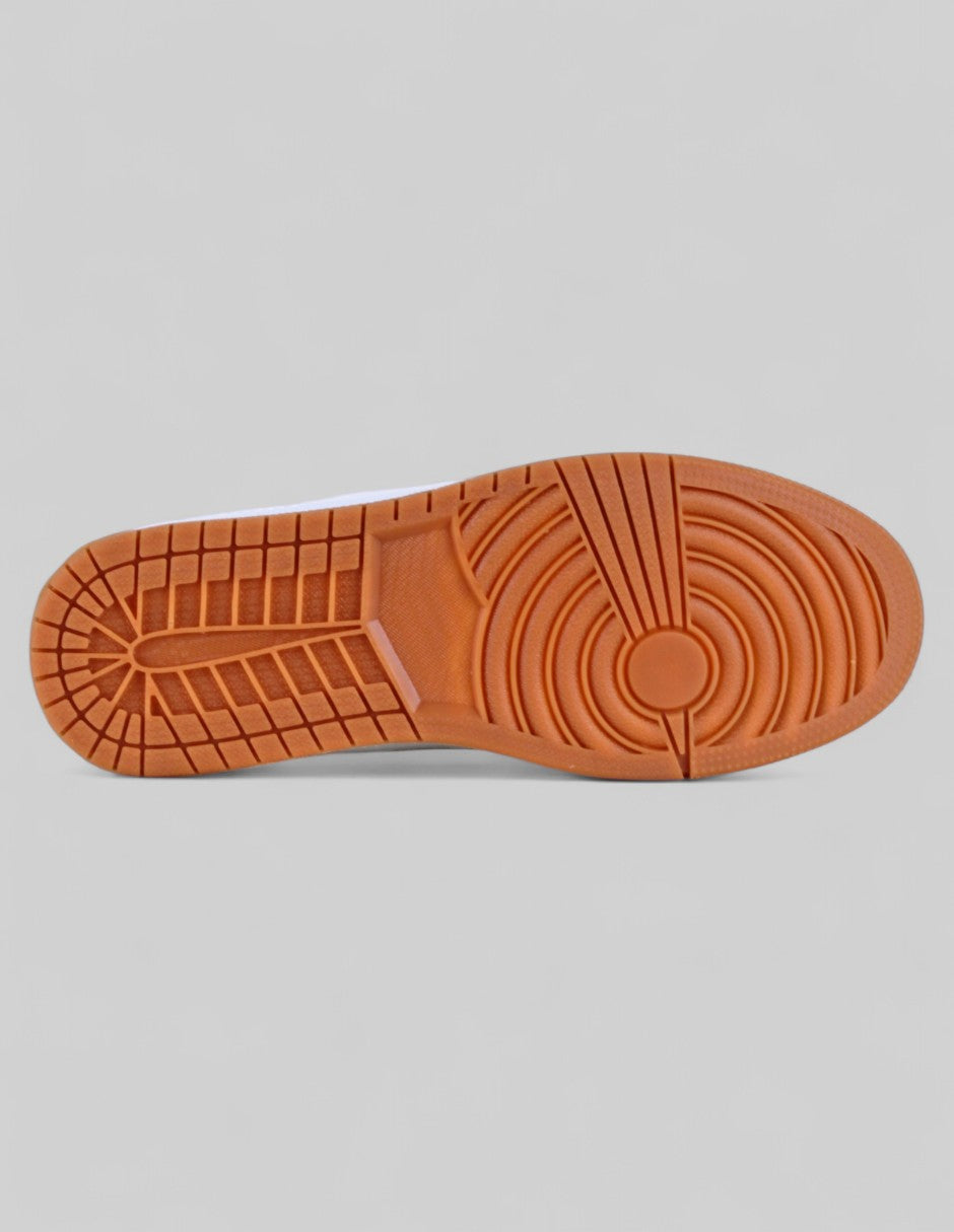 Tenis con cordones Highline en Piel vegana – Blanco
