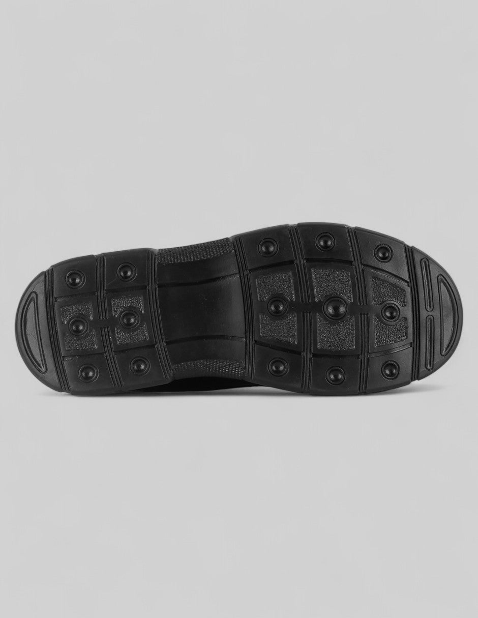 Escolar Kids  en Piel vegana – Negro