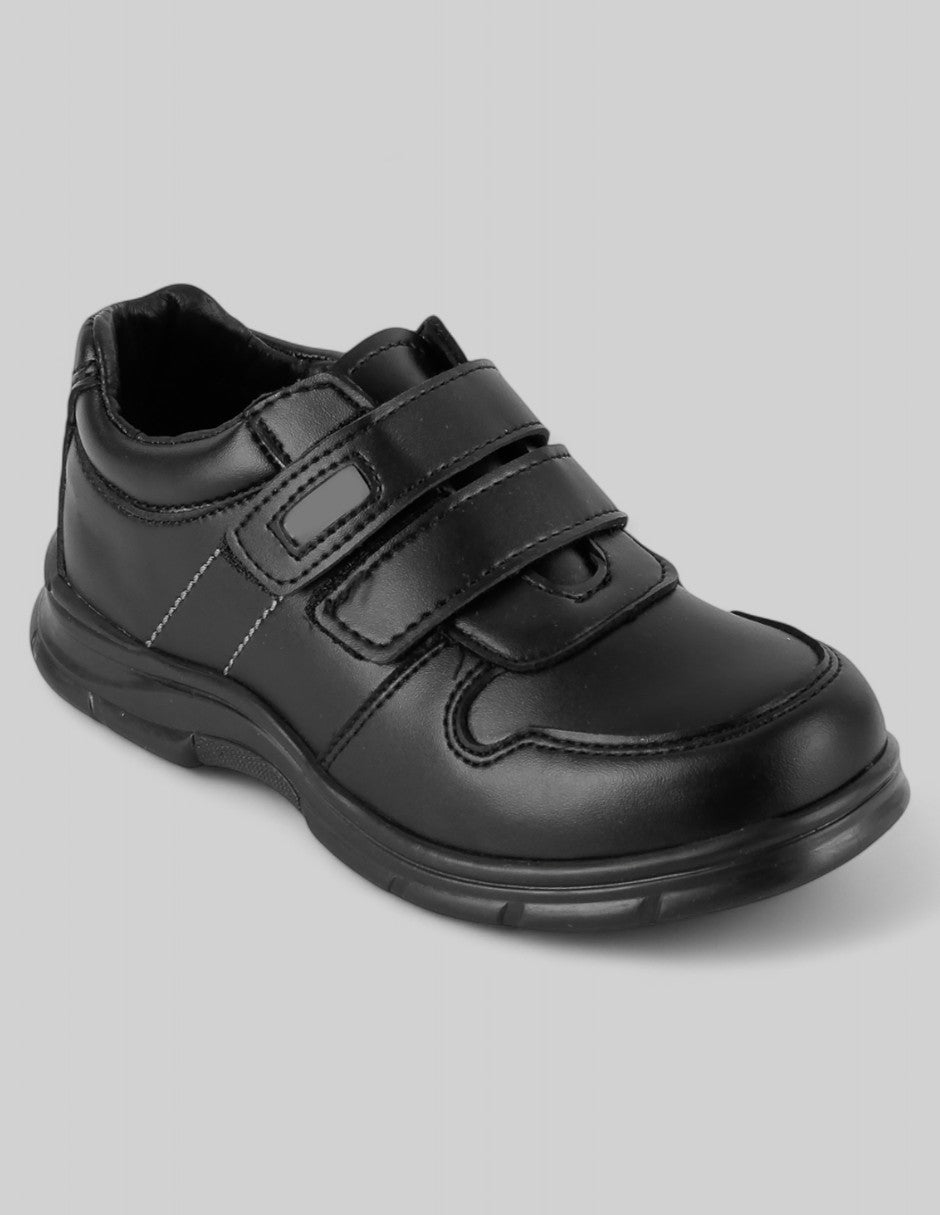 Escolar Kids  en Piel vegana – Negro