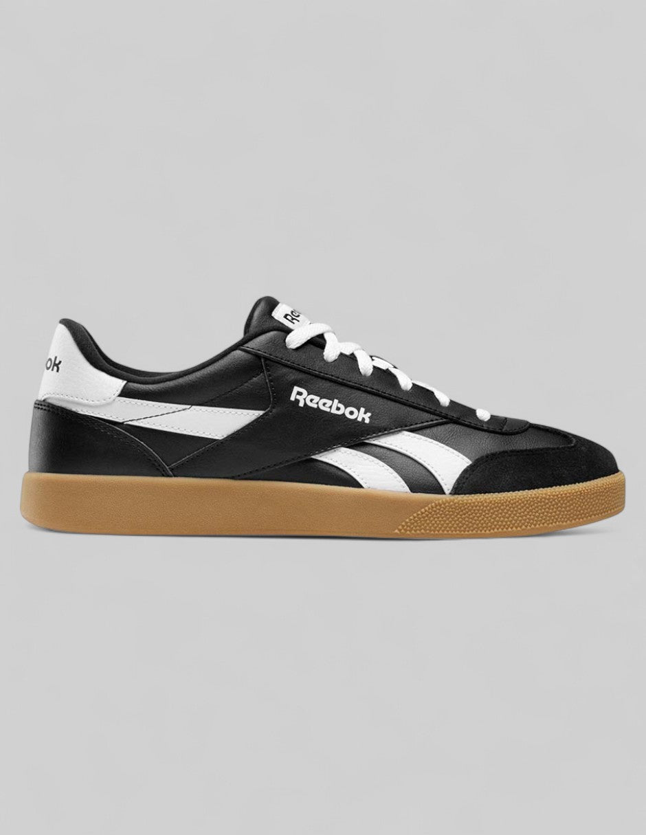 Tenis con cordones Exterior Piel vegana Color Negro Para Hombre De Reebok
