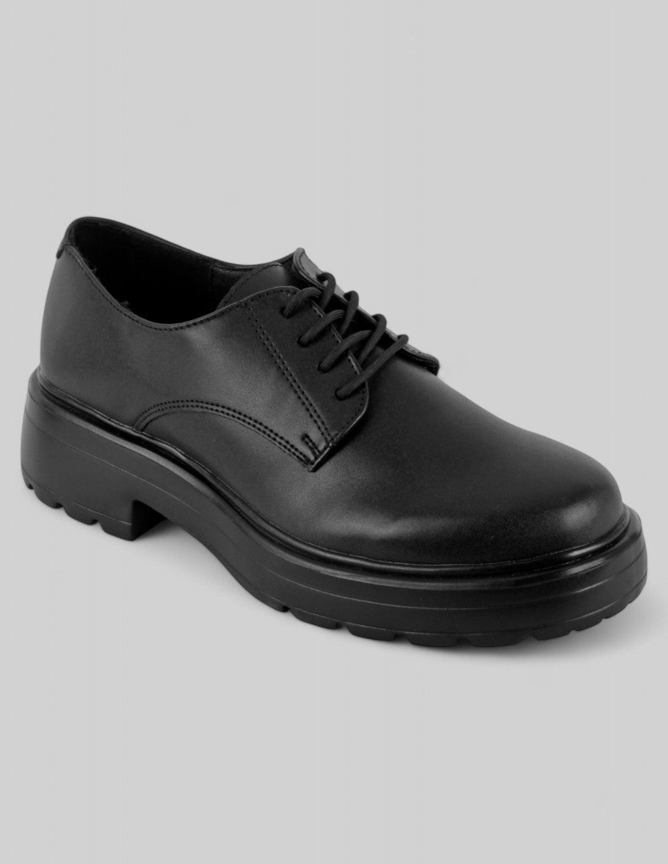 Oxfords Classy en Piel vegana – Negro