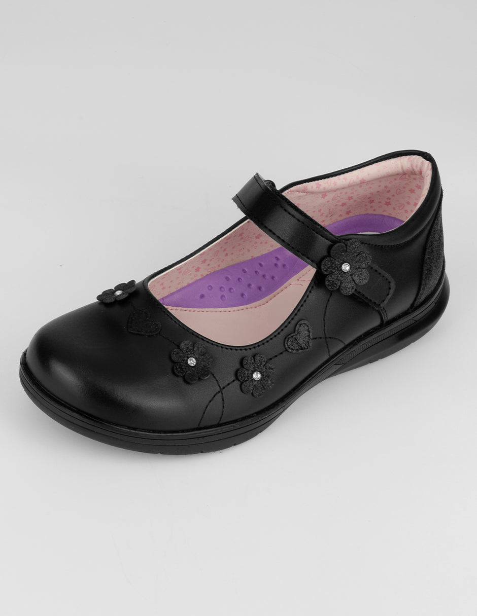 Escolar Kids en Piel – Negro