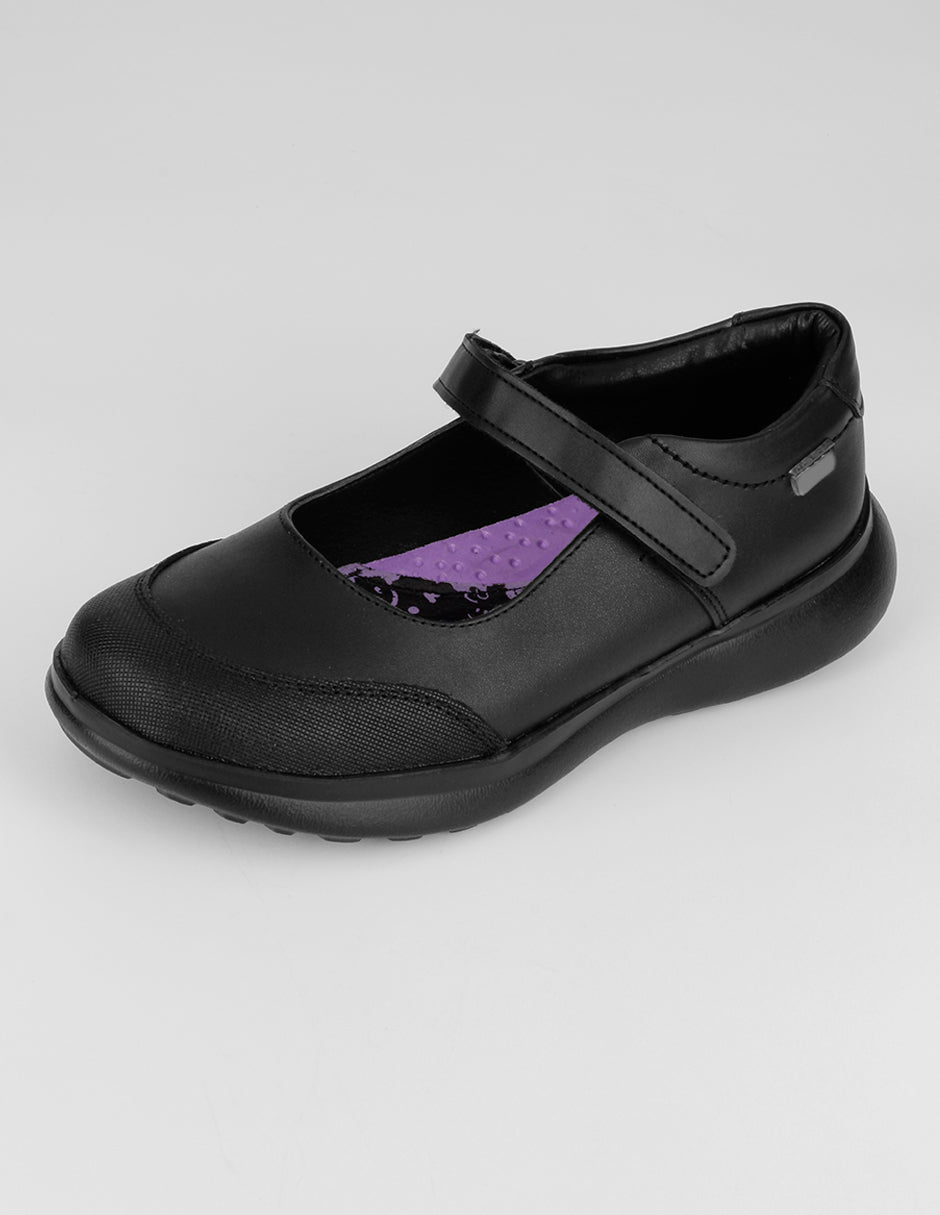 Escolar Kids en Piel – Negro