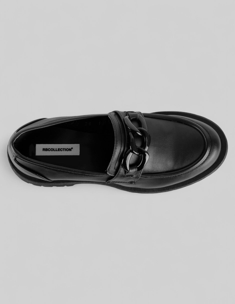 Mocasines Classy en Piel vegana – Negro