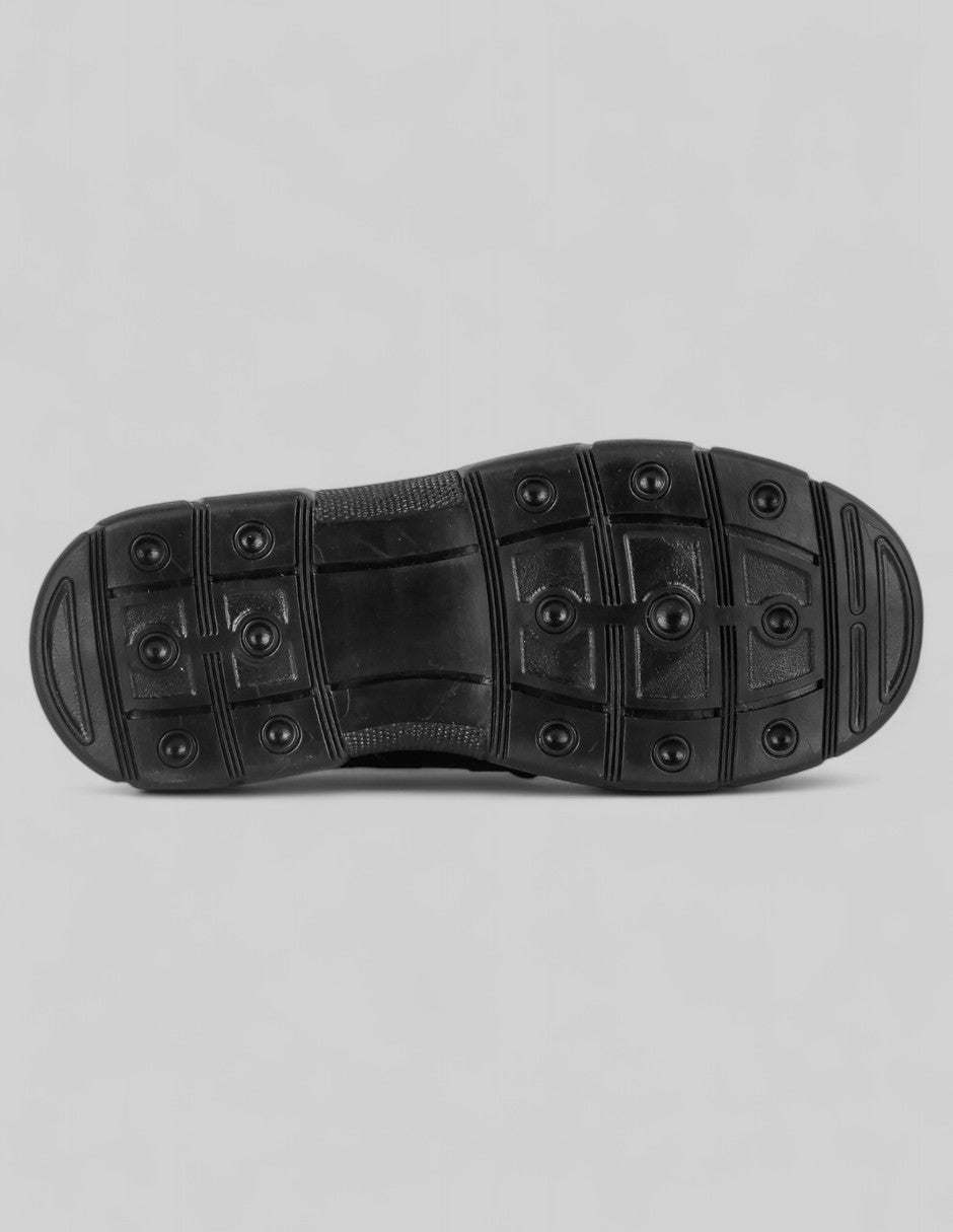 Escolar Kids  en Piel vegana – Negro