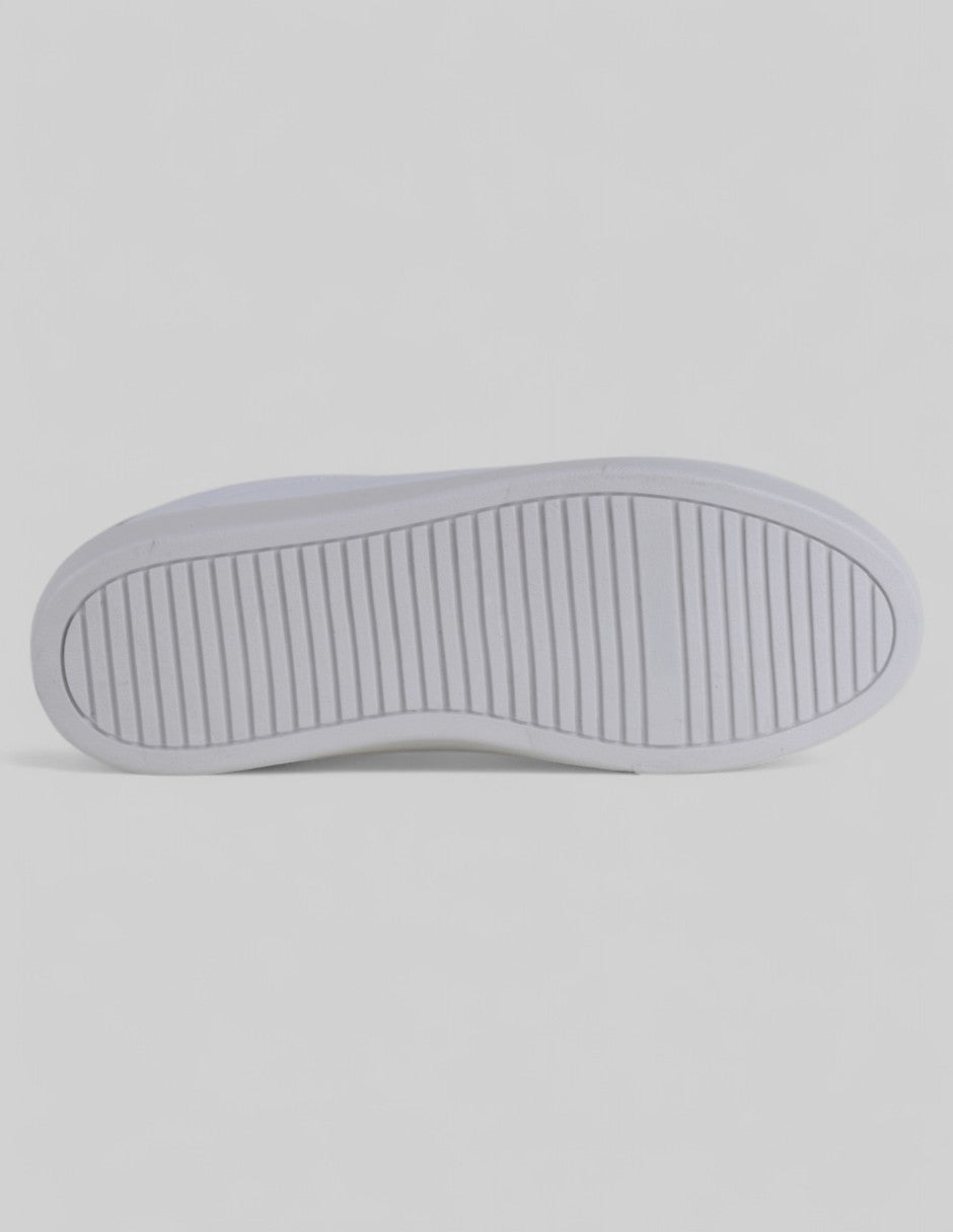Tenis con cordones  Classy en Sintético – Blanco