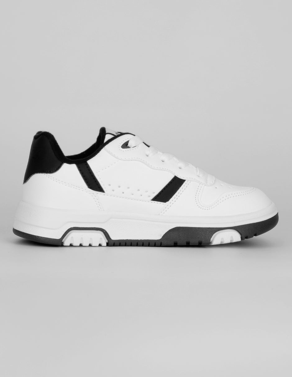 Tenis Kids en Piel vegana – Blanco