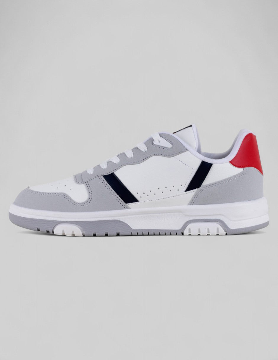 Tenis con cordones Agle en Piel vegana – Blanco