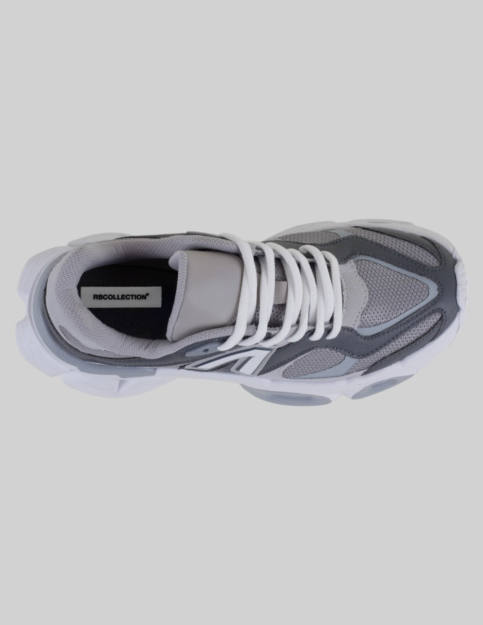 Tenis tipo deportivo   Agle en Textil – Gris