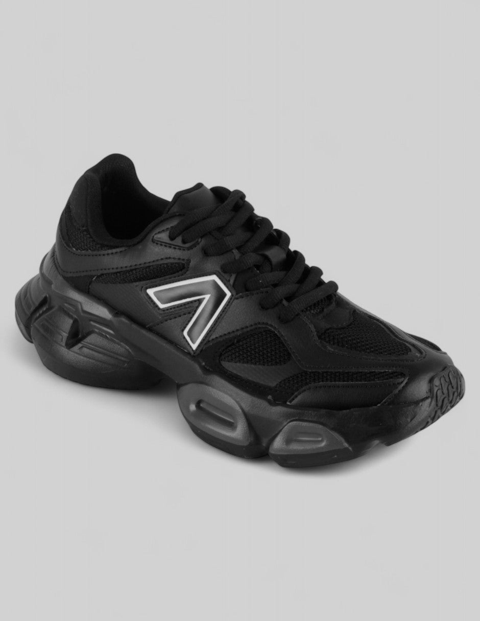 Tenis tipo deportivo Exterior Textil Color Negro Para Mujer De RBCOLLECTION
