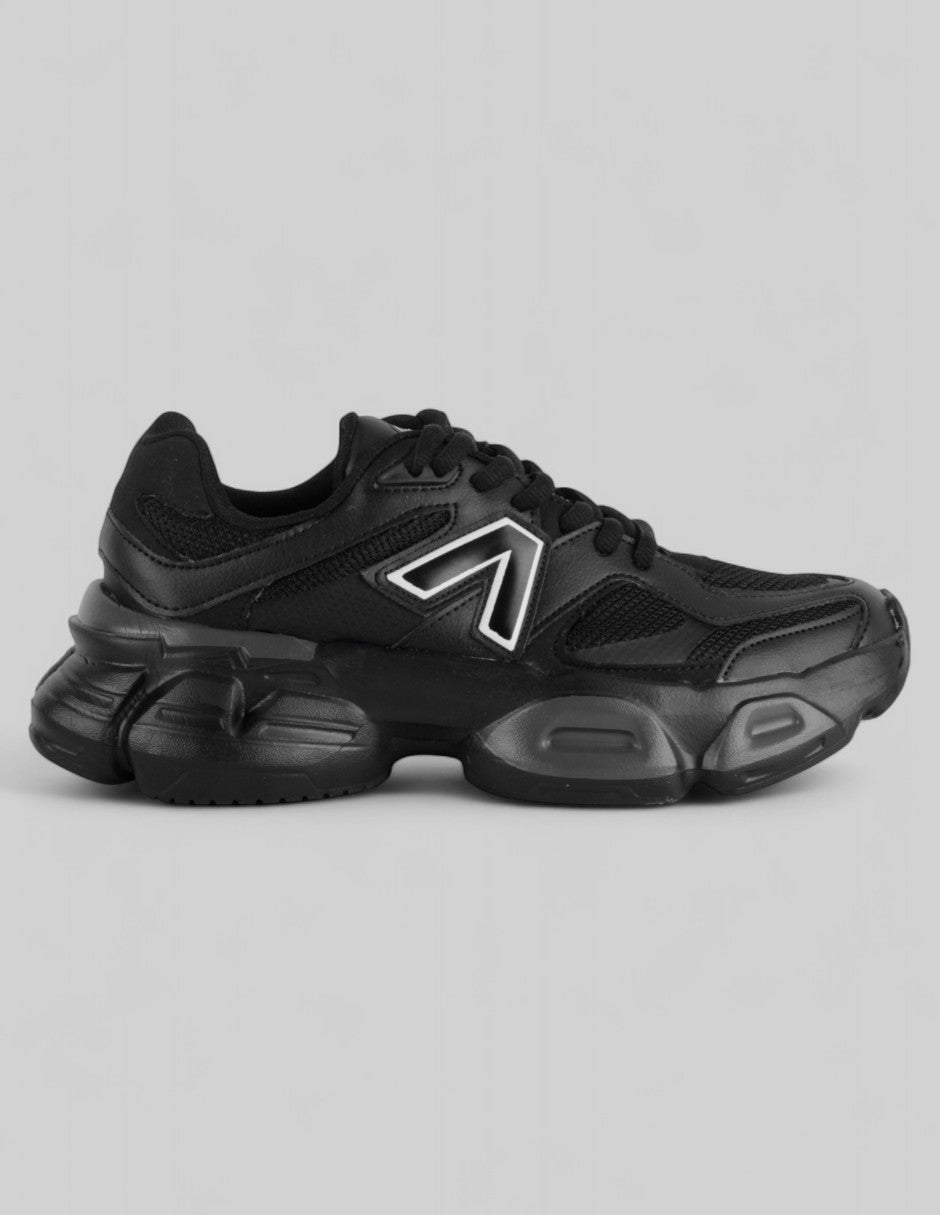 Tenis tipo deportivo   Agle en Textil – Negro