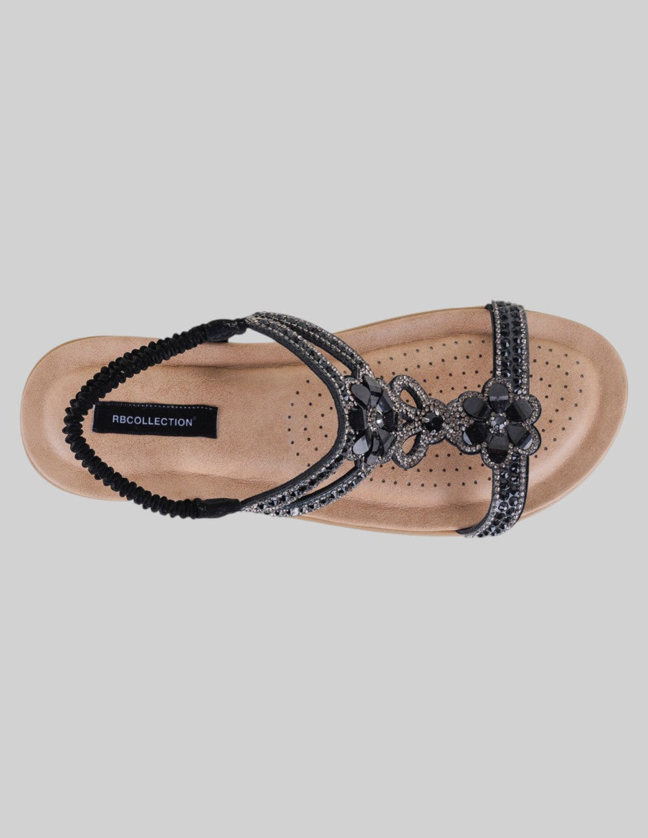 Sandalias de piso Steps en Sintético – Negro
