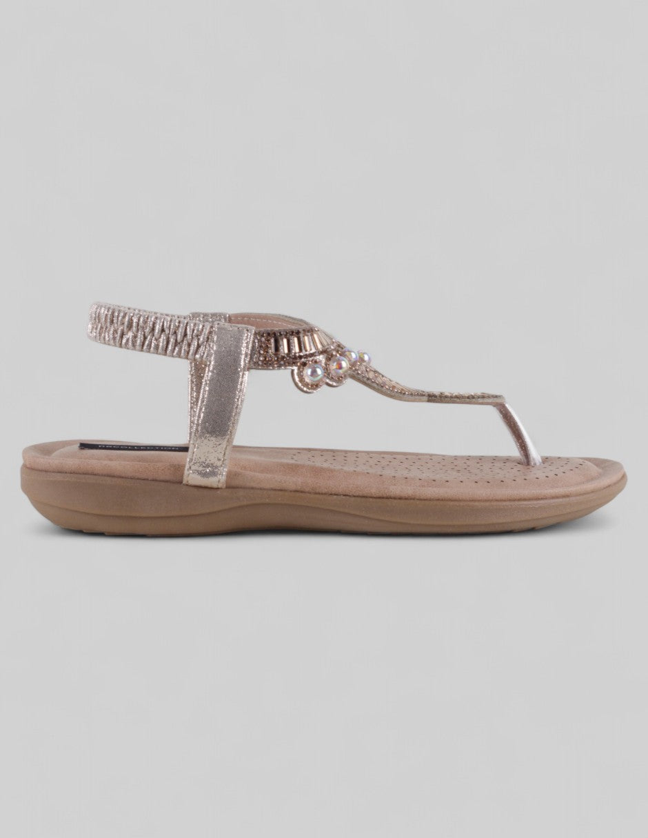 Sandalias de piso Steps en Sintético – Café