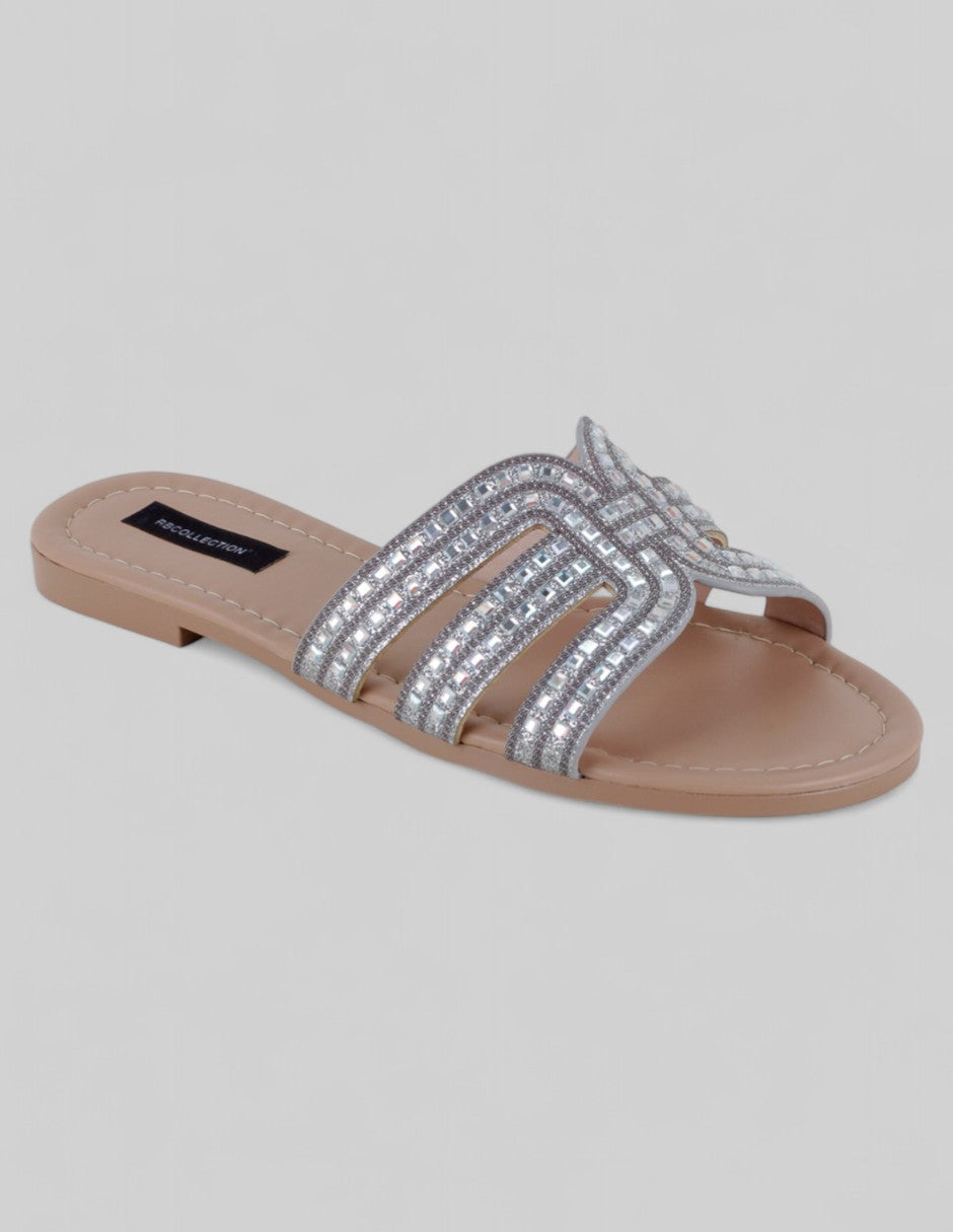 Sandalias de piso Soft en Sintético – Plata