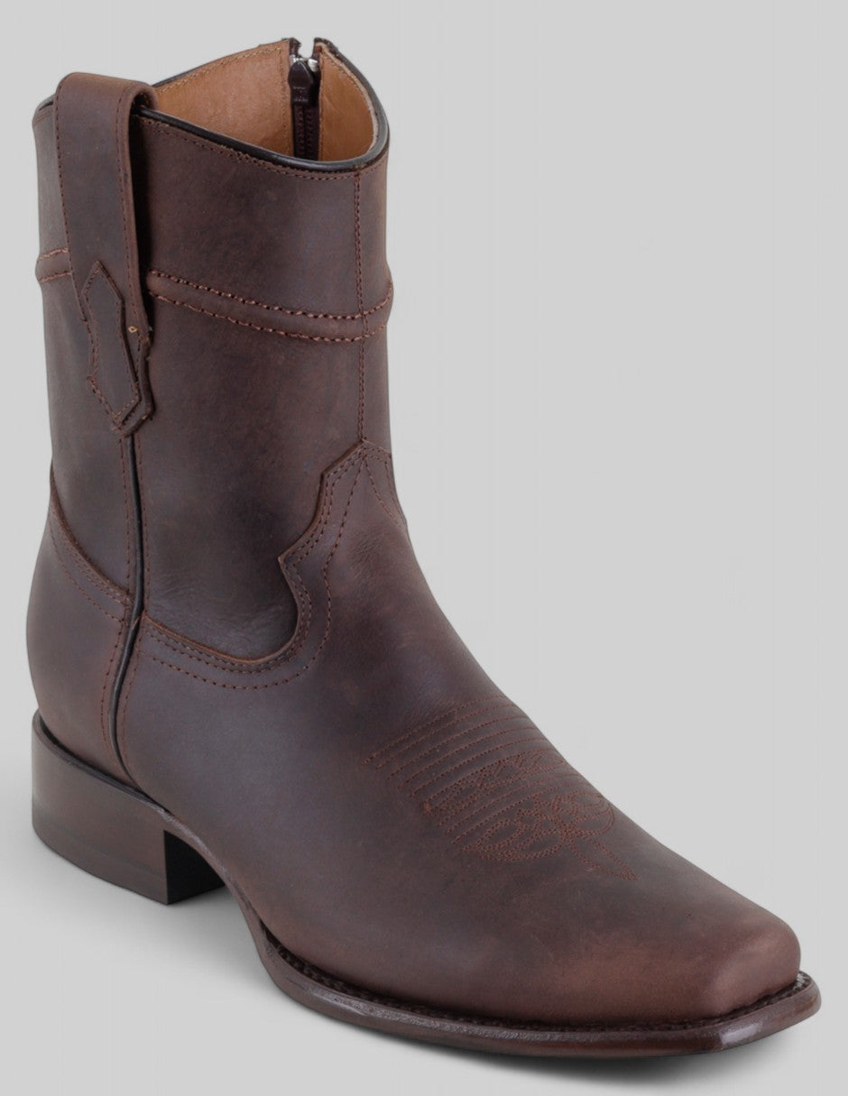 Botas western Exterior Piel Color Café Para Hombre De RBCOLLECTION