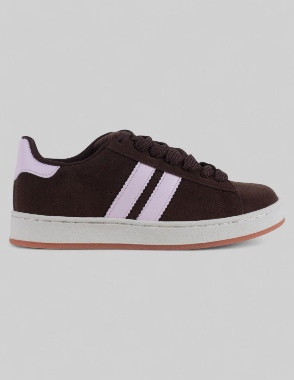 Tenis con cordones  Bear en Gamuza sintética – Café
