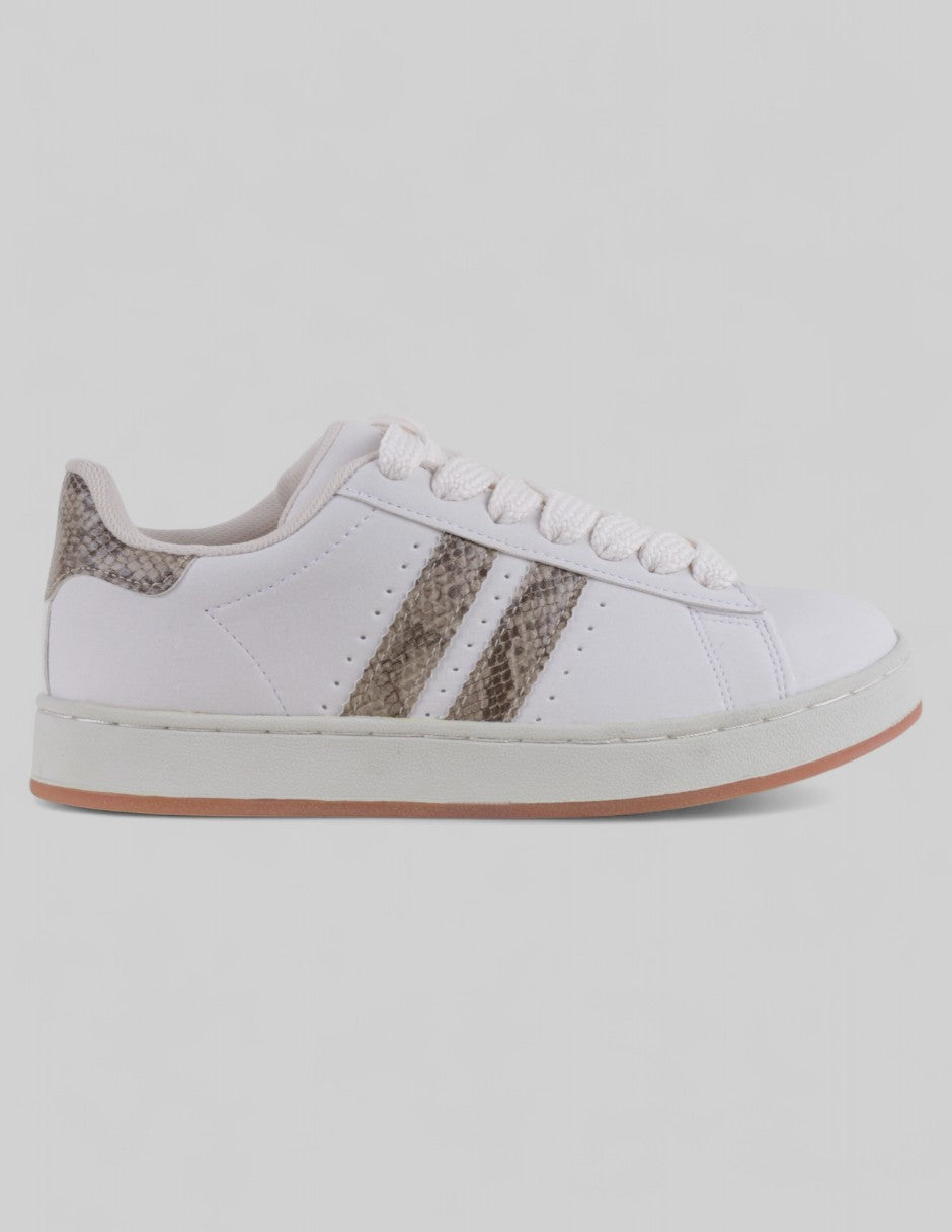 Tenis con cordones  Bear en Gamuza sintética – Blanco