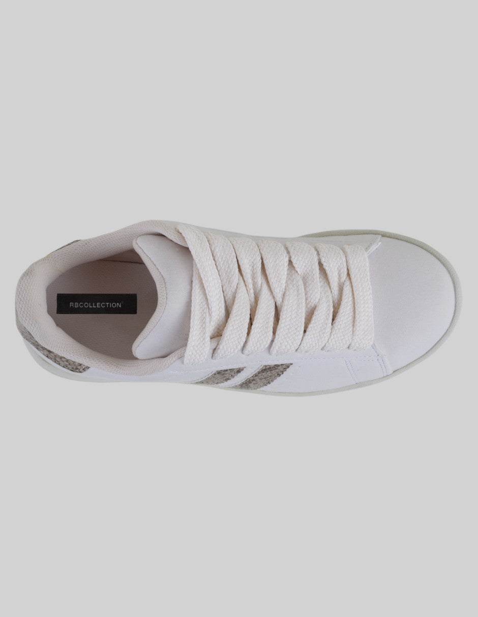 Tenis con cordones  Bear en Gamuza sintética – Blanco