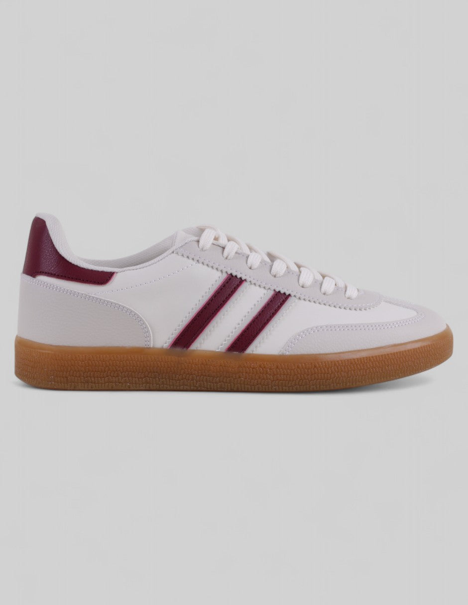 Tenis con cordones  Bear en Piel vegana – Beige