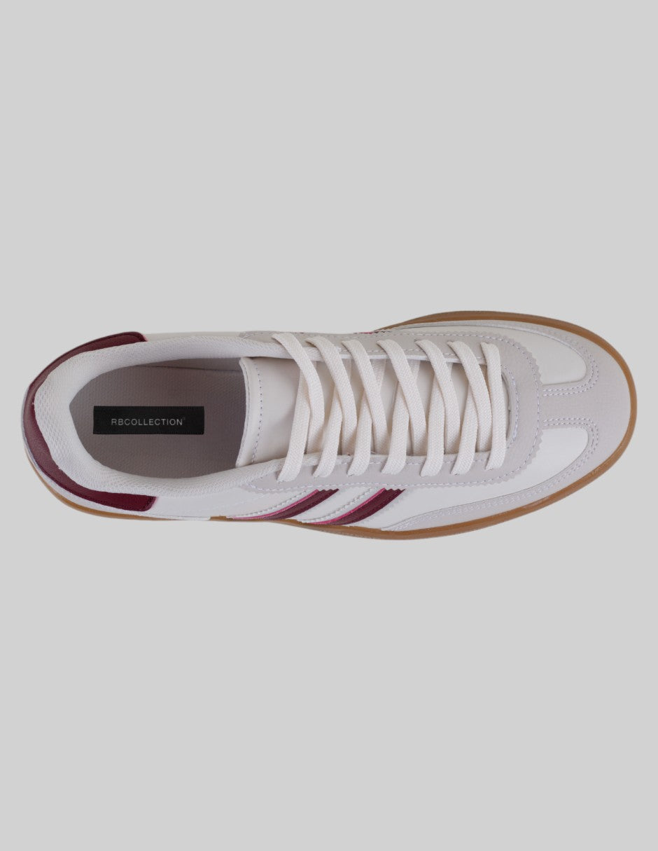 Tenis con cordones  Bear en Piel vegana – Beige