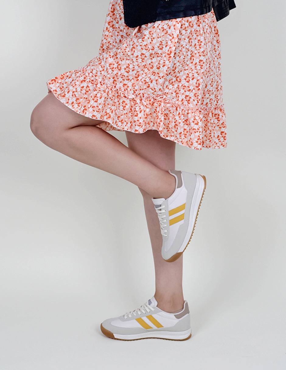 Tenis con cordones  Bear en Piel vegana – Gris