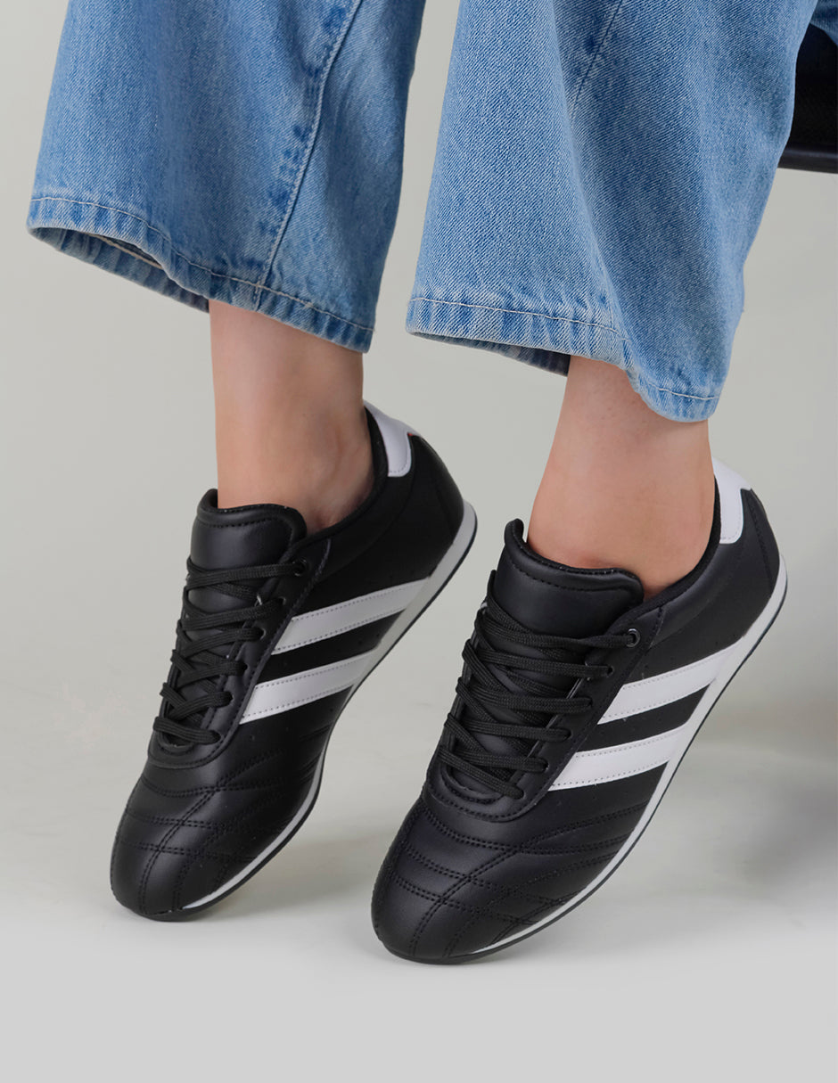 Tenis con cordones  Bear en Sintético – Negro