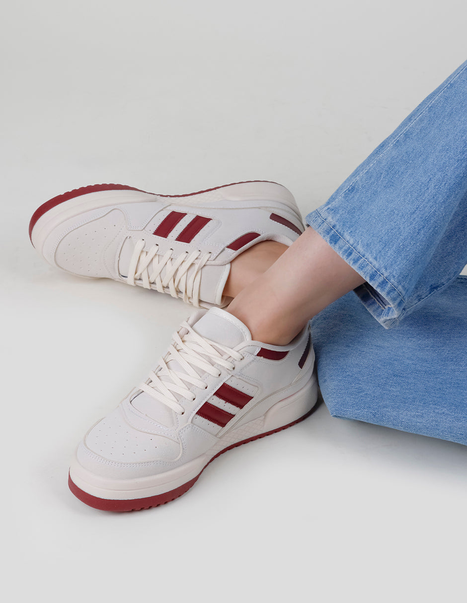 Tenis con cordones  Bear en Piel Vegana – Beige