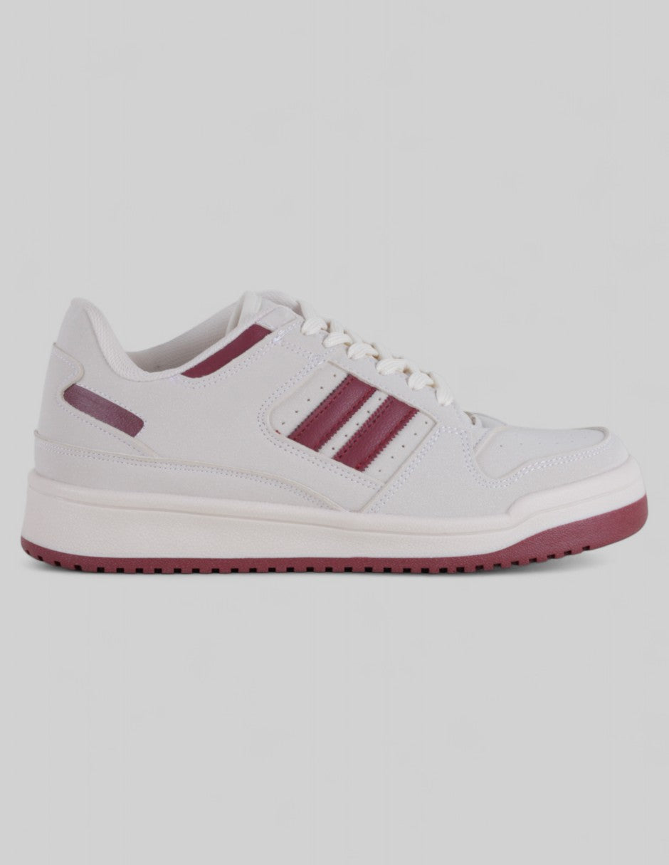 Tenis con cordones  Bear en Piel Vegana – Beige