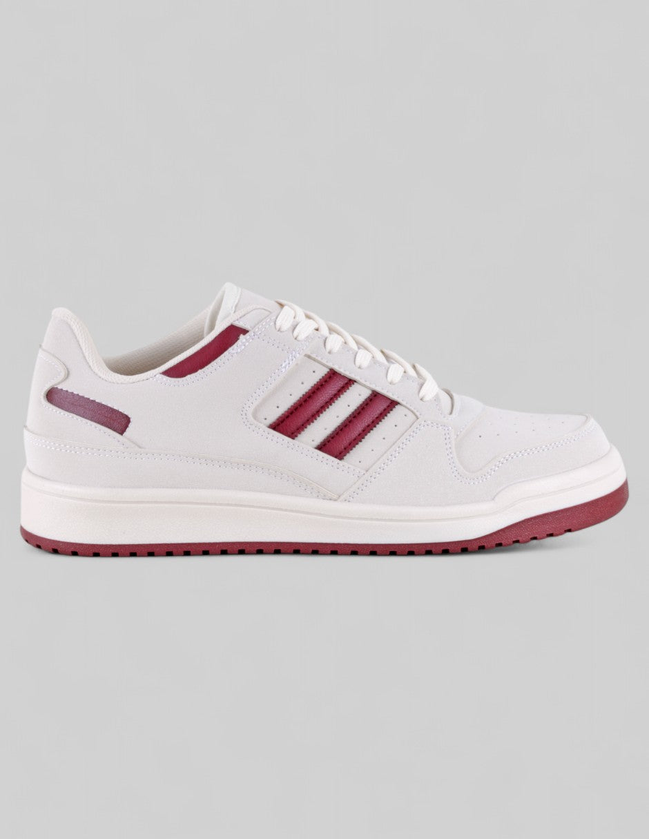 Tenis con cordones Bear en Piel vegana – Beige