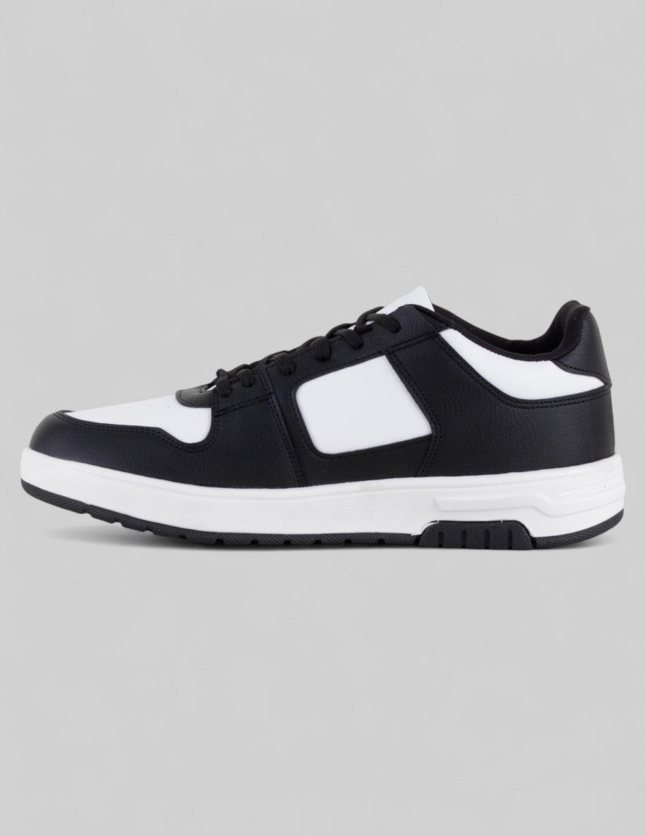 Tenis con cordones Bear en Piel vegana – Blanco