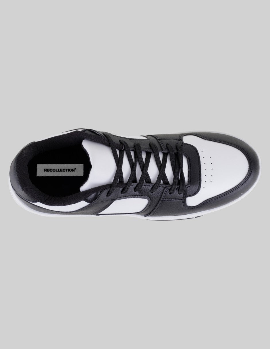 Tenis con cordones Bear en Piel vegana – Blanco