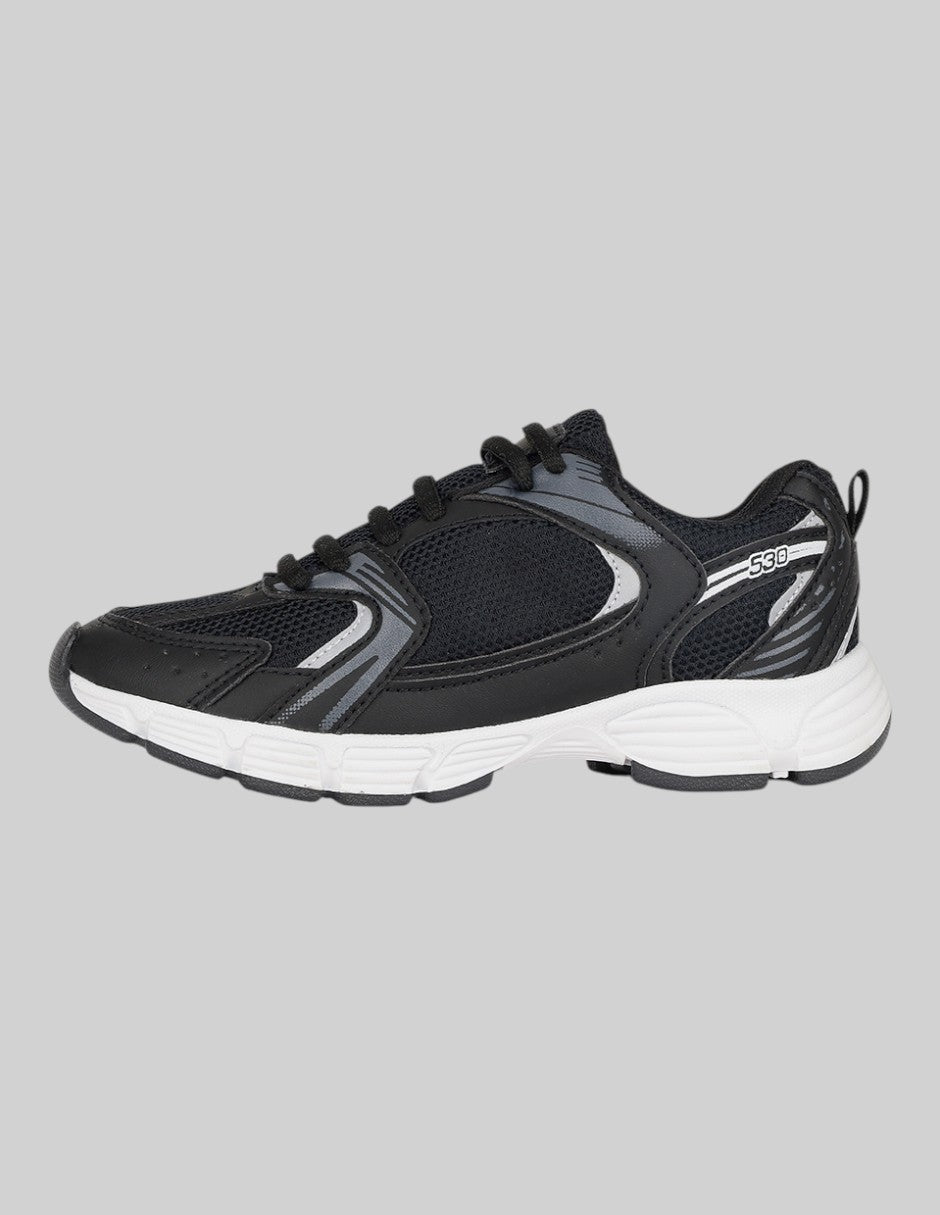 Tenis Exterior Textil Color Negro Para Niño De RBCOLLECTION