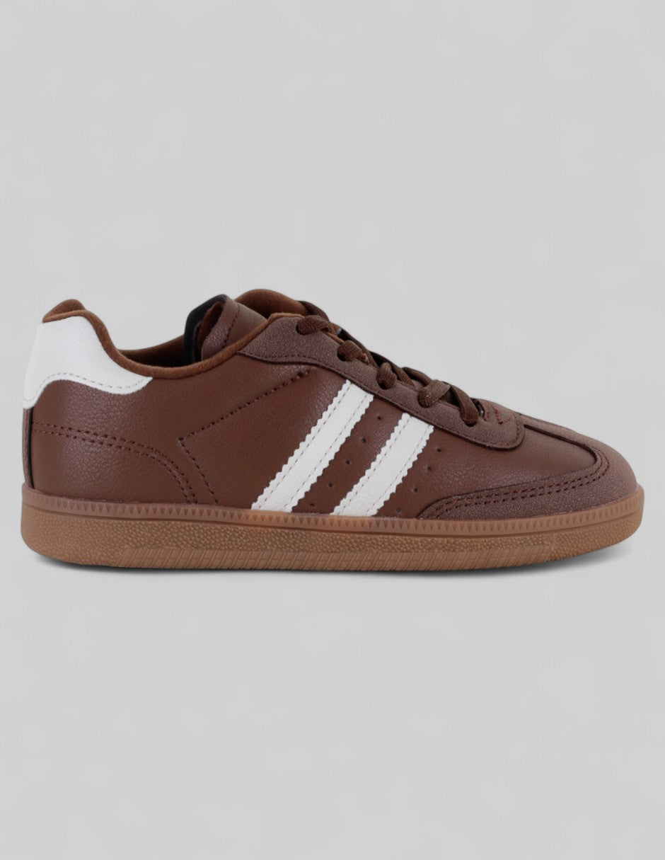 Tenis Kids  en Piel vegana – Café