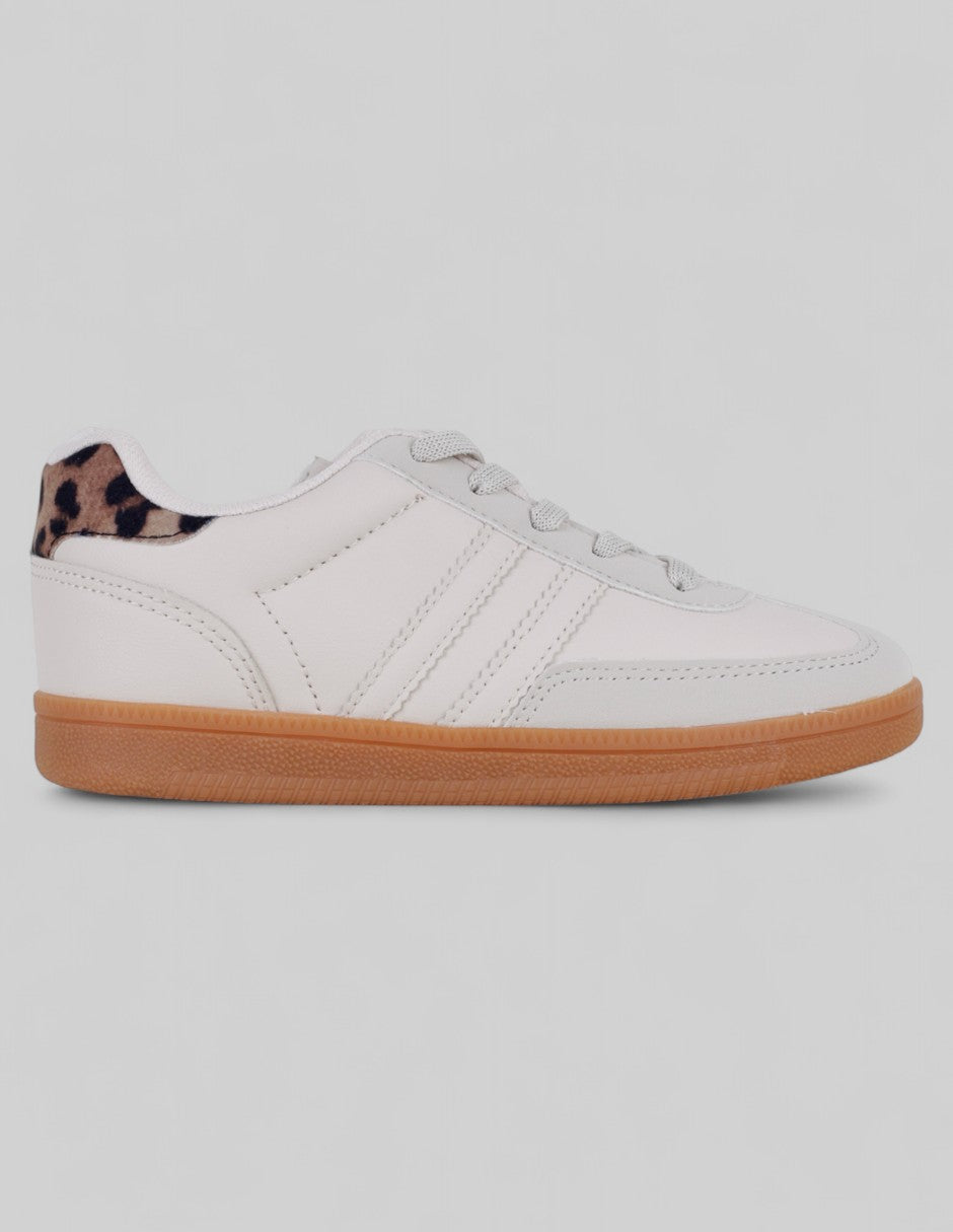 Tenis Kids  en Piel vegana – Beige