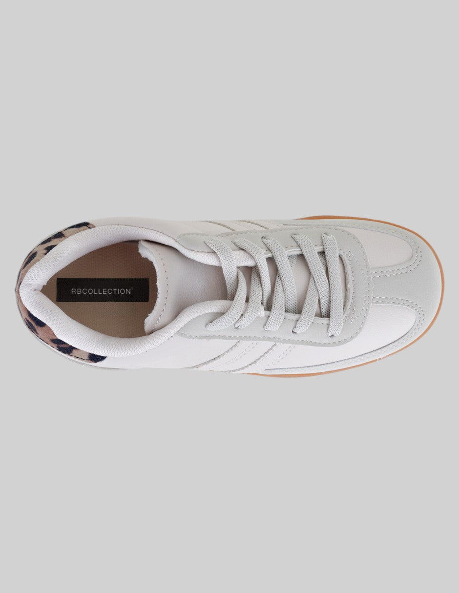 Tenis Kids  en Piel vegana – Beige