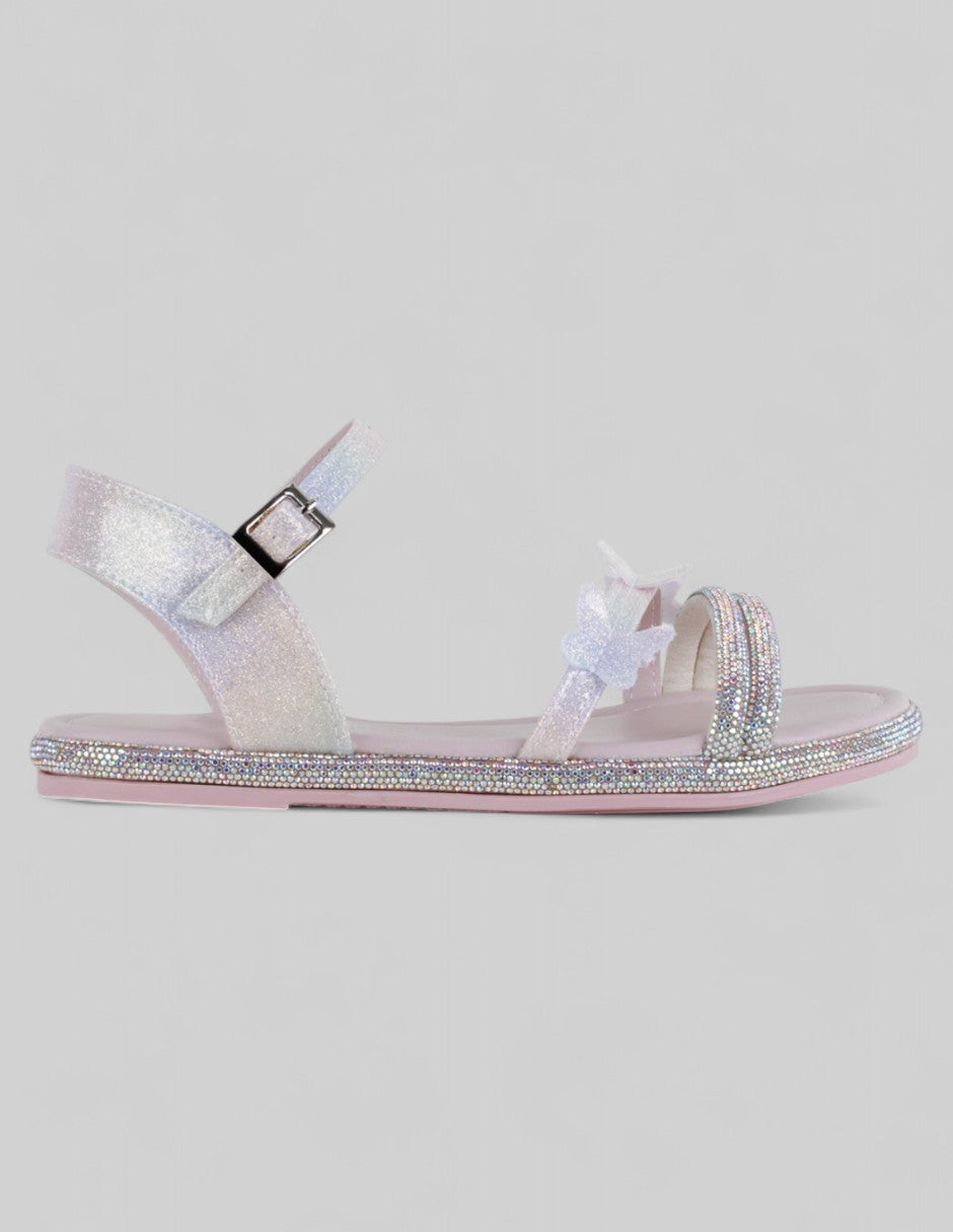 Sandalias Kids  en Sintético – Plata