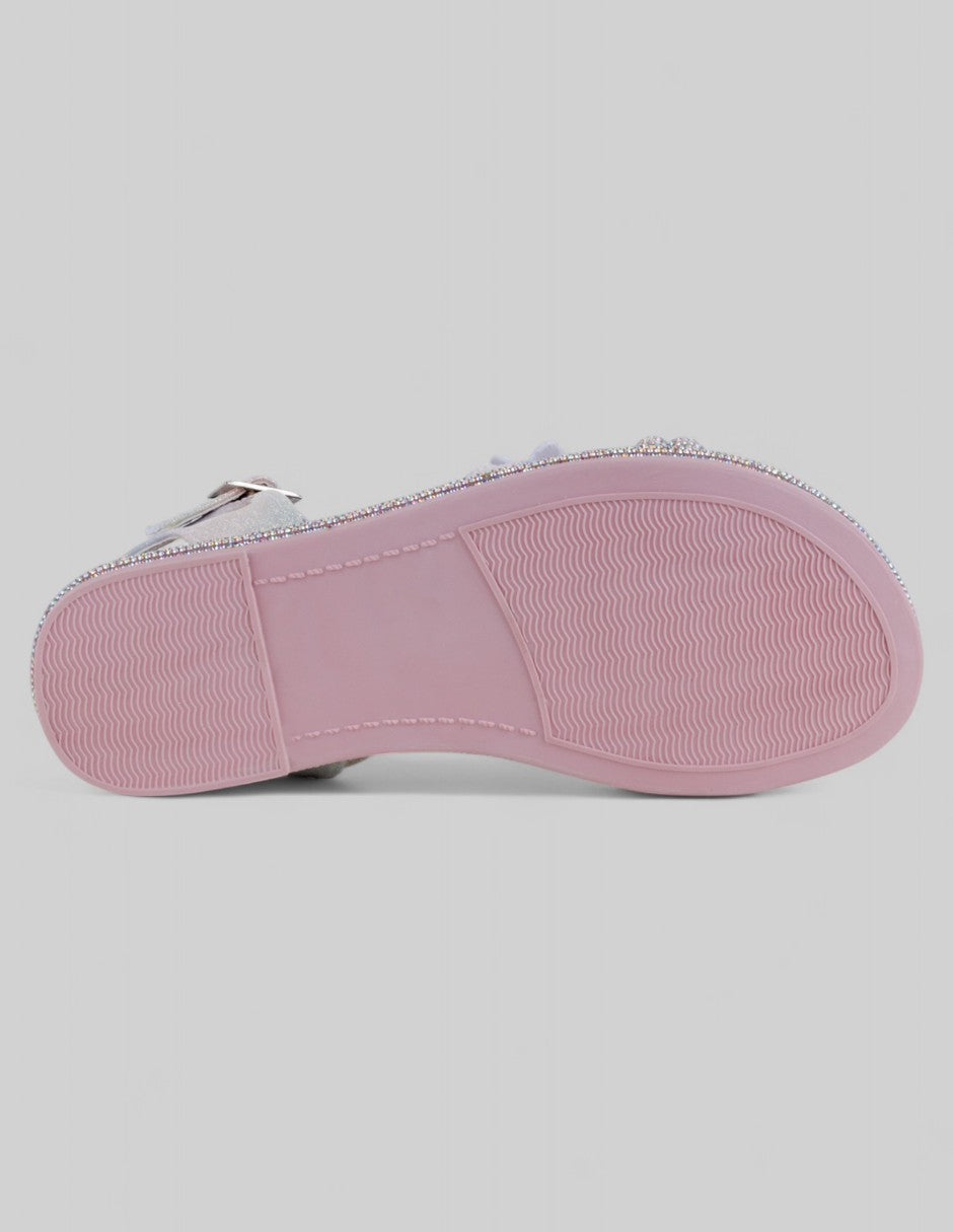 Sandalias Kids  en Sintético – Plata