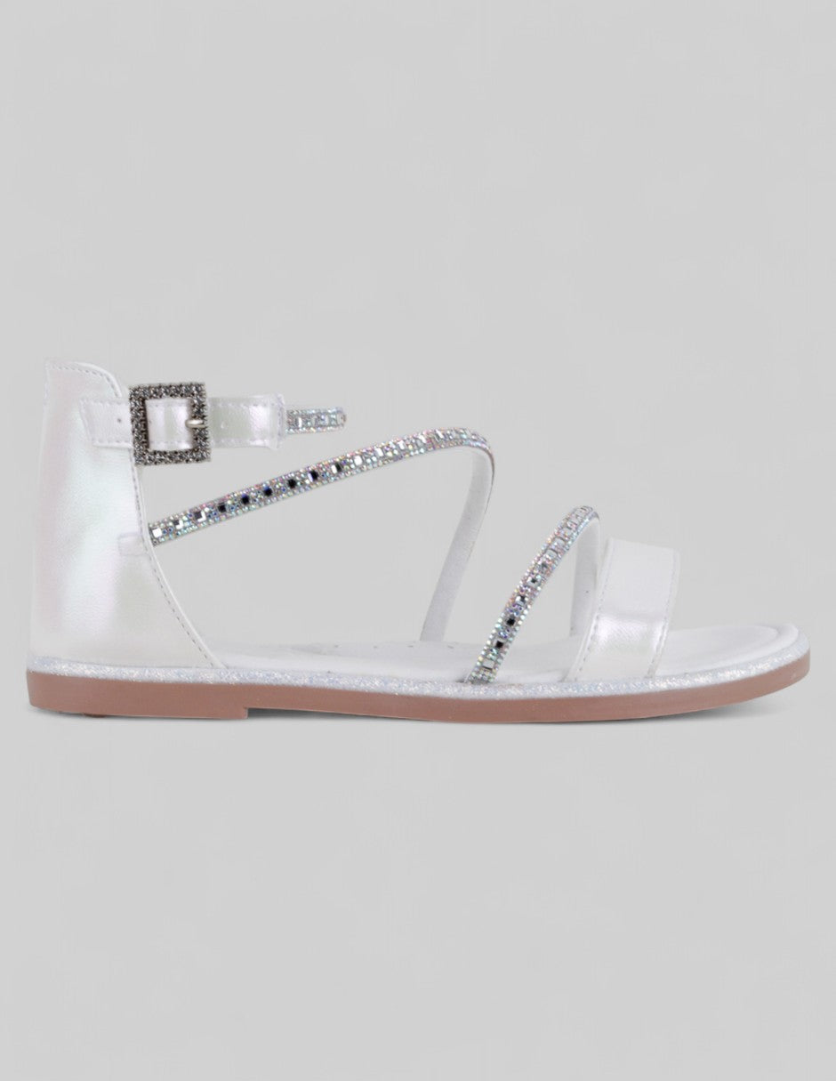 Sandalias Kids  en Sintético – Blanco