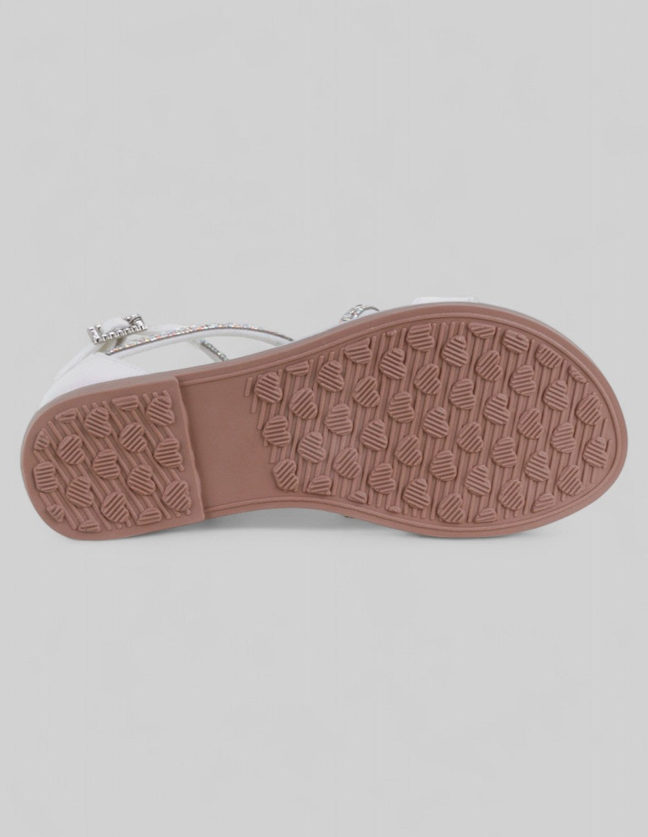Sandalias Kids  en Sintético – Blanco